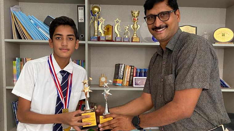 National Winner Saatvik Santhapuri